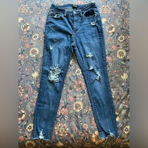 Judy Blue Distressed Skinny Fit Style JB82202MD Size 5/27 High Rise